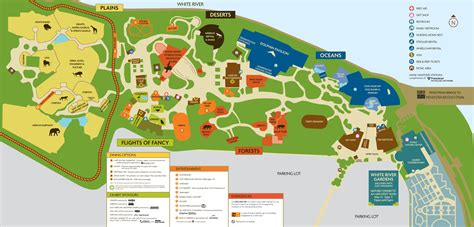 Indianapolis Zoo map - Ontheworldmap.com
