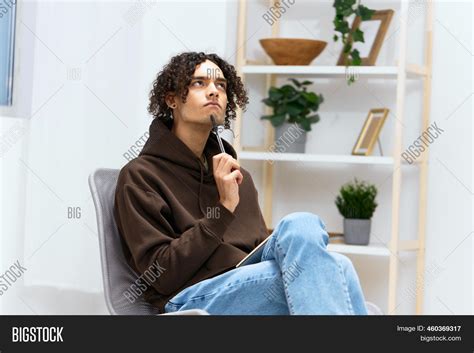 Handsome Guy Writes Image & Photo (Free Trial) | Bigstock