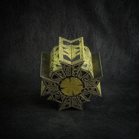 Buy Hellraiser Puzzle Box,Cube with Foil Face Designs Puzzle Cube ...