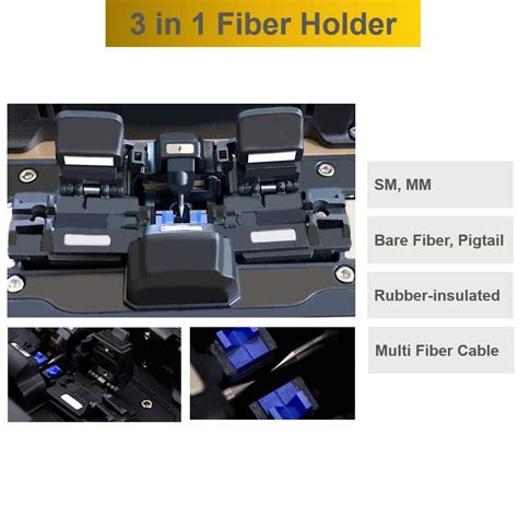 Buy QIIRUN Fusion Splicer AI-9 Toolbox Kit with Auto Focus and 6 Motors ...