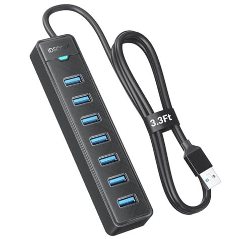 Hub Idsonix | iDsonix 7 Ports USB Hub 3.0 Multiport Adapter | 5Gbps Da ...