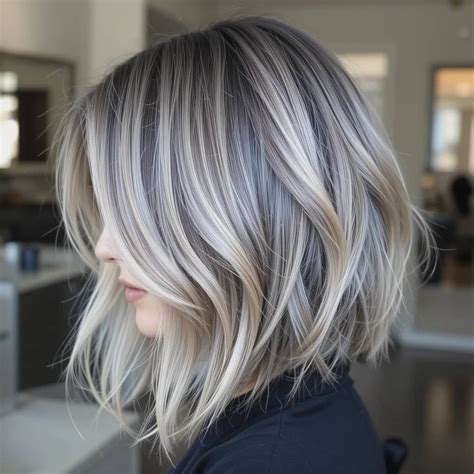 Ash Grey Hair Color Highlights and Hairstyle Trending This Year in 2025 ...