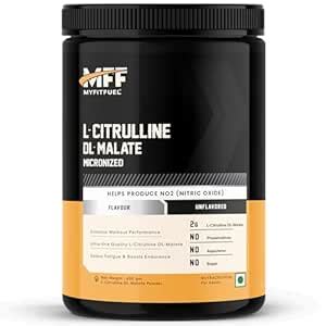 MyFitFuel L Citrulline Malate Powder 2000mg | Boosts Nitric Oxide ...