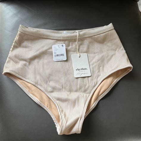 rhythm high-waisted bathing suit bottoms🪶 in a... - Depop