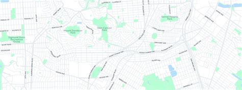 Map Of Glen Park San Francisco Ca 94131 Us