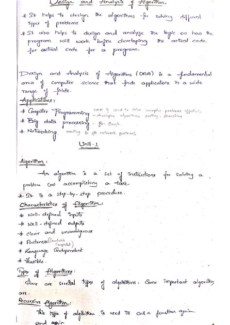 DAA - algorithms - Wesign and Analysis of Algorithm. It helps to design ...