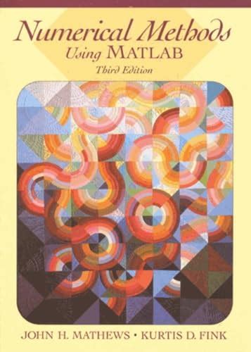 Buy Numerical Methods Using MATLAB Book Online at Low Prices in India ...