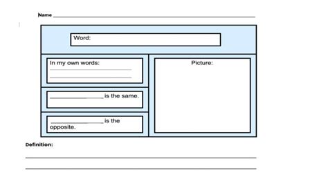 Word Map Template 的图像结果