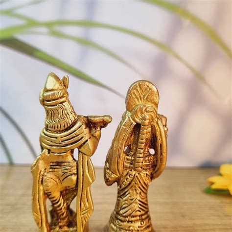 Brass Radha Krishna Showpiece A Spiritual and Aesthetic Masterpiece ...