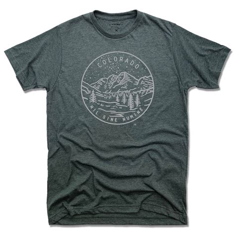 COLORADO TEE | STATE SEAL | NIL SINE NUMINE – My State Threads