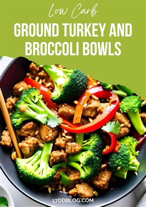 Family-friendly Low Carb Ground Turkey and Broccoli Bowls