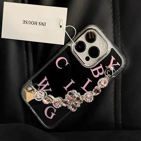 Rhinestone Bracelet Blingy Alphabet Mirror Case – Peeperly