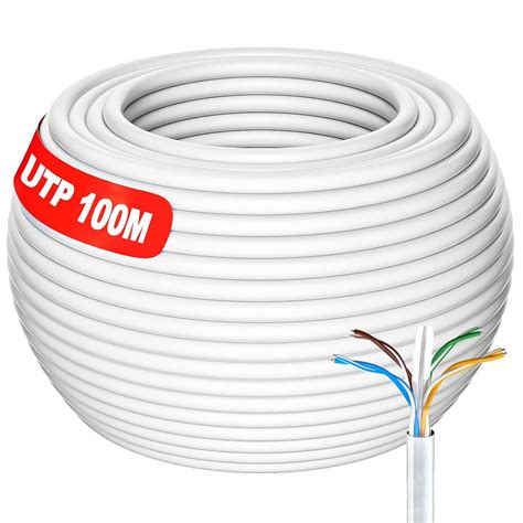 Cat 6 Ethernet Cable Outdoor Indoor 328 ft/100m, Cat 6 Cable UTP ...