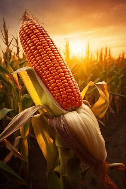 Crop summer nature field maize agriculture farming plant harvest corn ...
