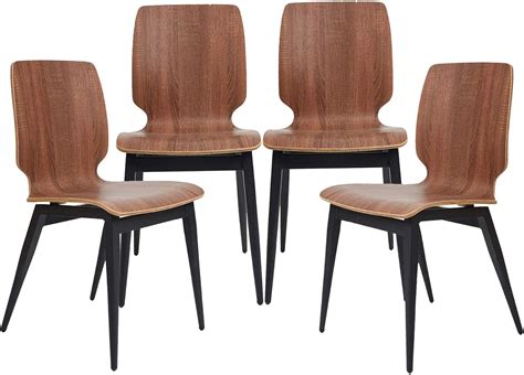 Amazon.com - LUCKYERMORE Dining Room Chairs Set for 4 Modern Kitchen ...