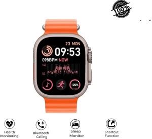 ShopSmart T800 Ultra Smart Watch with Advanced Bluetooth Calling, Heart ...