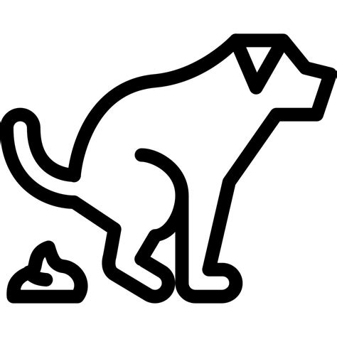 Dog Pooping Logo