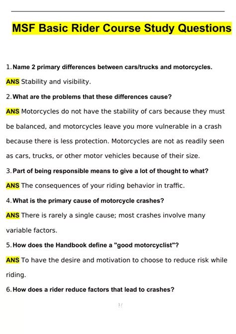 MSF Basic Rider Course 的图像结果