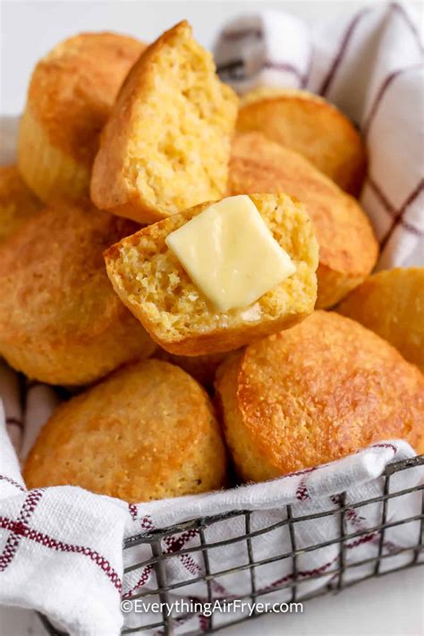 Air Fryer Cornbread Muffin Recipe - Everything Air Fryer and More