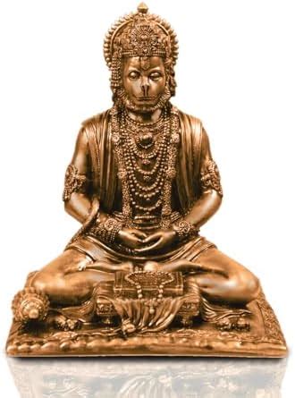 Buy TIED RIBBONS Lord Hanuman Idol in Sitting Position (19X15 Cm ...