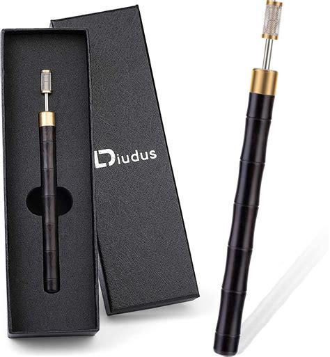 Buy DIUDUS Edge Dye Roller Pen, Wood Handle Stainless Steel Top Edge ...