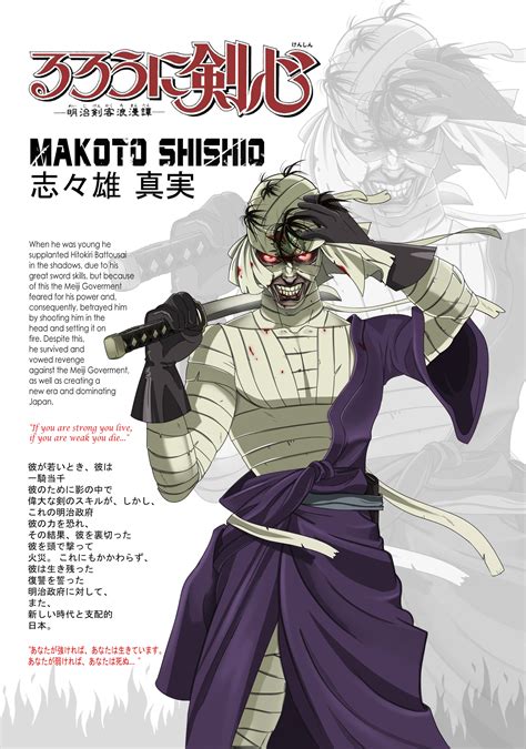 ArtStation - Makoto Shishio / Rurouni Kenshin Fanart