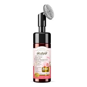 Atulya Valley Rose Micellar water With In-Built Soft Face Brush ...