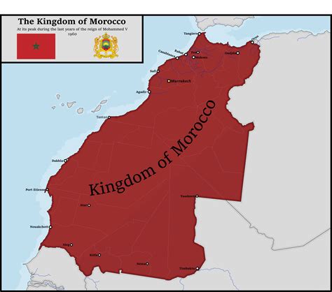 The Kingdom of Morocco 1960 : r/imaginarymaps