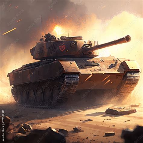 Tank Game Art Stock Illustration | Adobe Stock