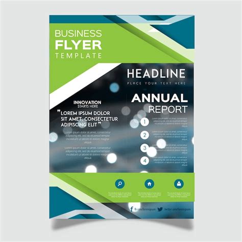 Flyer Azul Verde Imagens – Download Grátis no Freepik