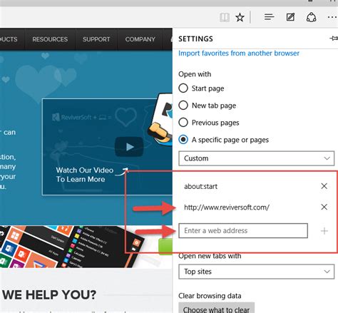 Edge Browser Setup Homepage 的图像结果