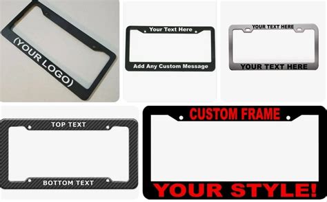 Custom License Plate Frames 的图像结果