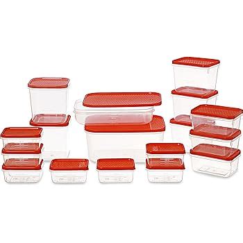 Buy All Time Plastics Polka Container Set, Set of 8, Red Online at Low ...