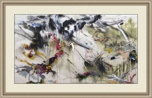 Shine India Handicrafts Abstract 8 Canvas Painting with Heavy Duty ...