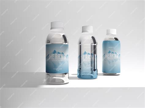 Mineral water bottle mockup | Premium PSD
