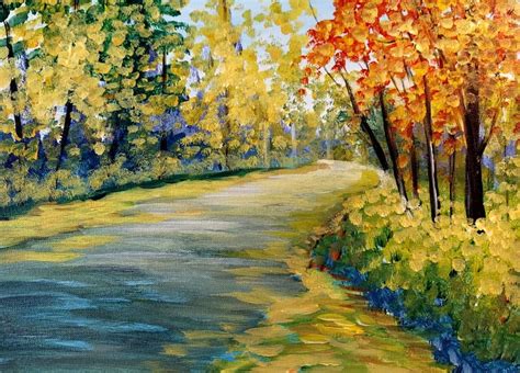 "Fall Path" In Person Paint Night Event Thursday 6:30 p.m. in Redmond ...