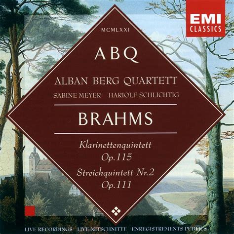Clarinet Quintet / String Quintet 2: Brahms / Meyer / Schlichtig / Abq ...