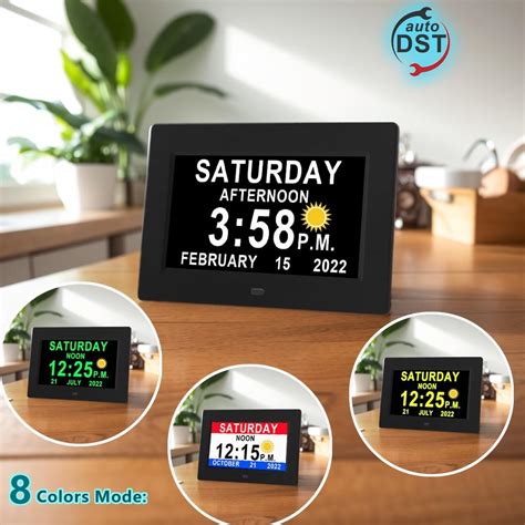 Véfaîî 【2024 New】 Digital Clock with Day Date India | Ubuy