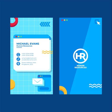 Human Design Business Card Template 的图像结果
