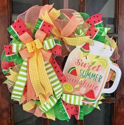 Square Deco Mesh Wreath 的图像结果