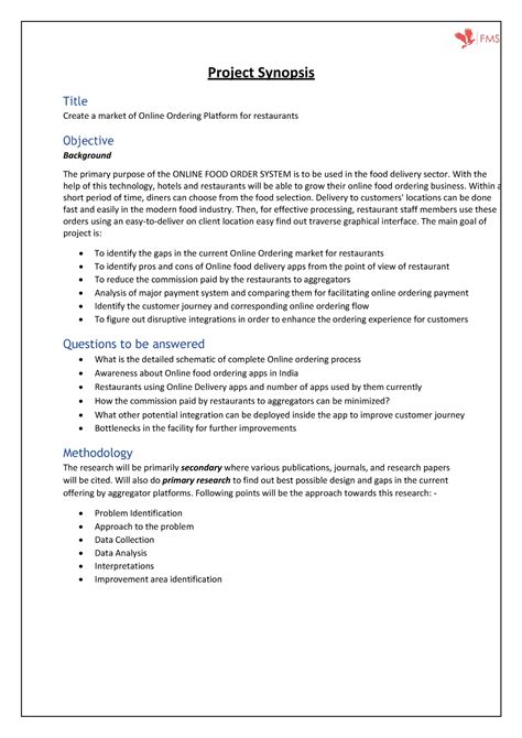 146 Kabir Project Synopsis - Project Synopsis Title Create a market of ...