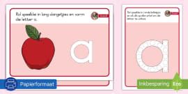 Speelkleimatte Letter r (teacher made) - Twinkl