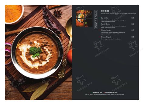 Menu at Best Western Plus Tejvivaan, Visakhapatnam
