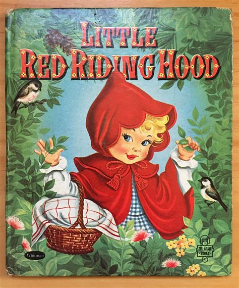 Little Red Riding Hood, Pictures by Zillah Lesko, 1957 Tell-a-Tale Book ...