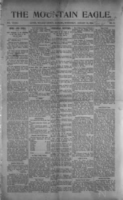 Daily Mountain Eagle from Jasper, Alabama - Newspapers.com™