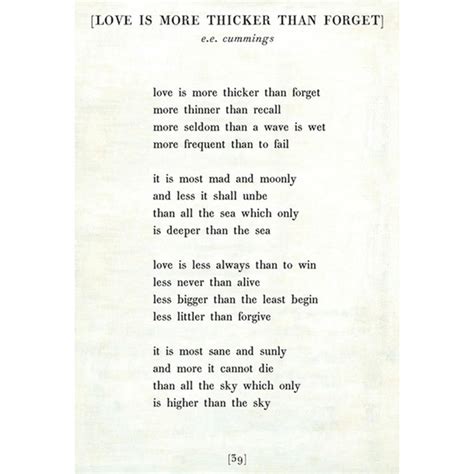 Sugarboo Designs Love is More Thicker - Poetry Collection Sign (Gallery ...