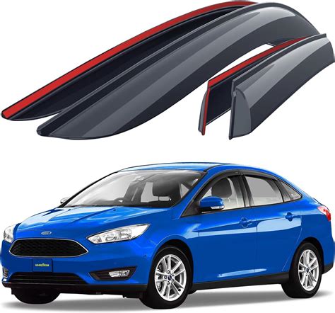 Amazon.com: Goodyear Shatterproof Side Window Deflectors for Ford Focus ...
