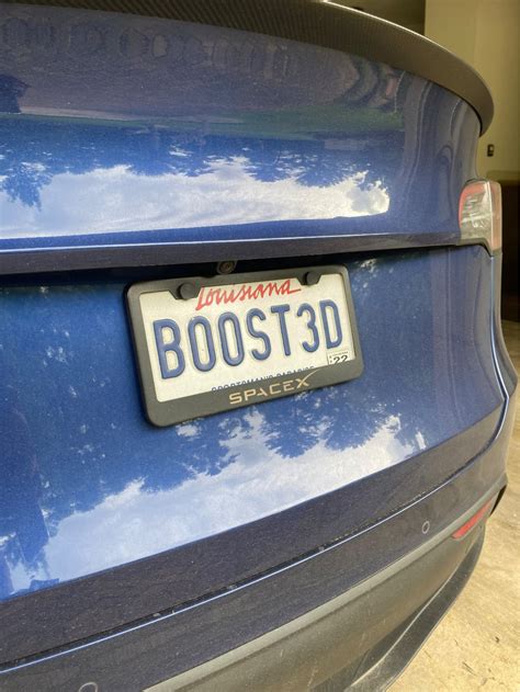Tesla vanity license plates - clever ideas for a custom plate