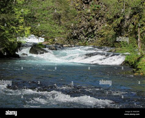 White Salmon River in WA Stock Photo - Alamy
