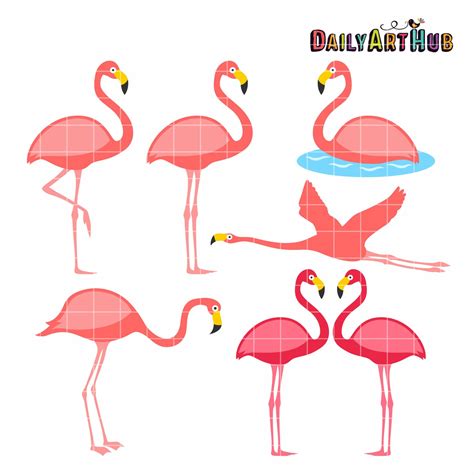 Pink Flamingo Clip Art
